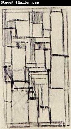 Theo van Doesburg Compositie voor glas in lood